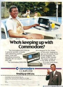 Magazine Ad for the Commodore SX-64